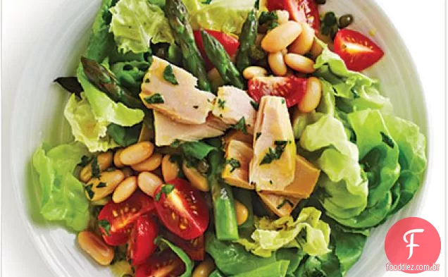 Salada de atum e Feijão Branco
