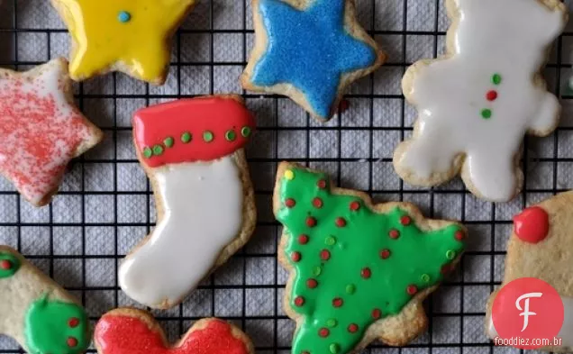 Biscoitos Decorados Do Açúcar Do Feriado