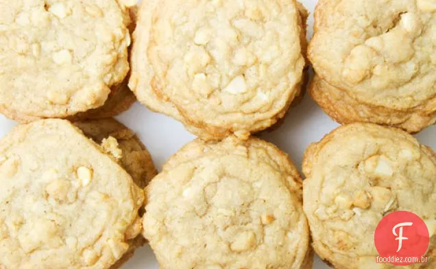 Biscoitos De Macadâmia Com Chocolate Branco