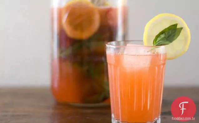 Limonada De Manjericão Morango