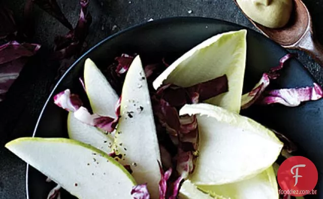 Salada de alface de Pêra e Inverno