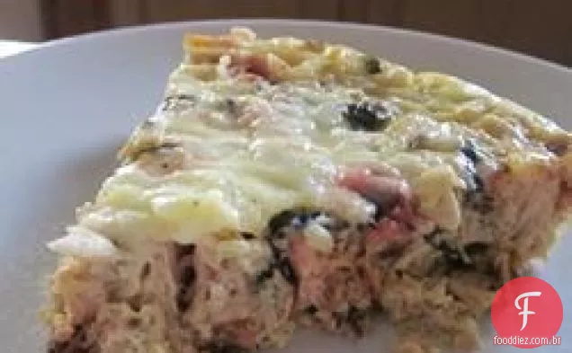 Quiche De Salmão E Acelga Suíça