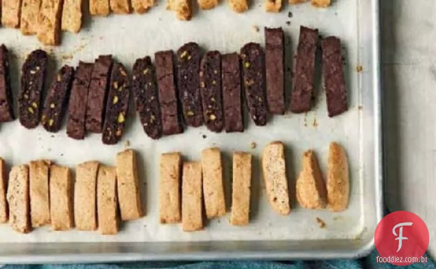 Limão, azeite e amêndoa Biscotti