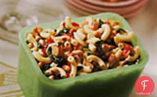 Salada de macarrão do Sul com ervilhas de Olhos Pretos