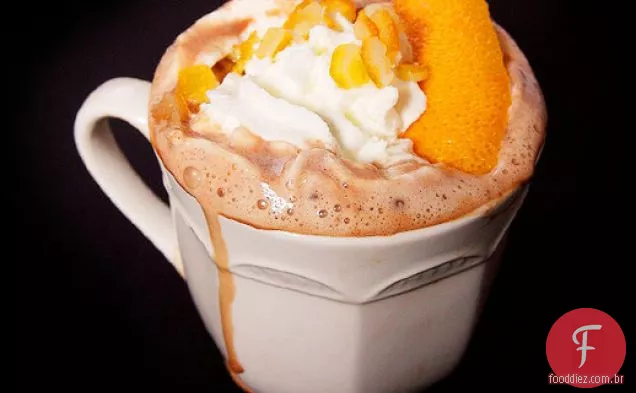 Laranja Pisco Chocolate Quente