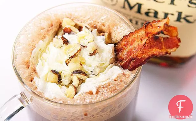 Bacon, Bourbon e chocolate quente com Avelã