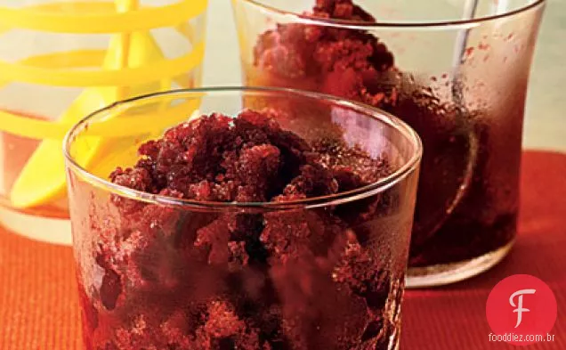 Blackberry Merlot Granita