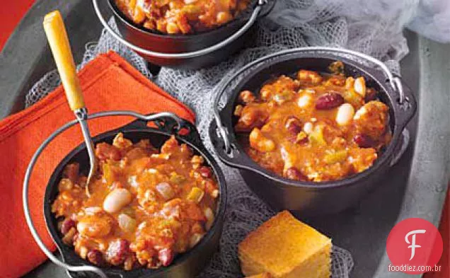 Chili de abóbora com frango
