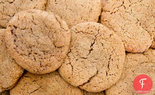 Grandes Biscoitos De Gengibre Macio