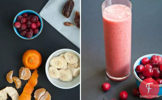 Do Liquidificador: Smoothie de Cranberry suave