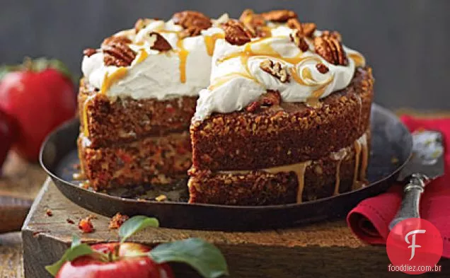 Bolo De Cenoura Maçã-Pecan