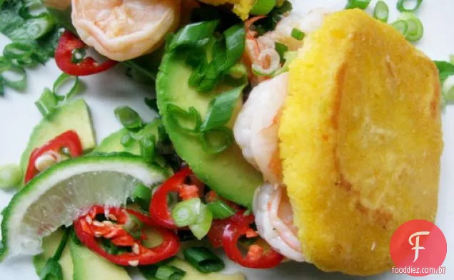 Brunch De Domingo: Camarão Arepas