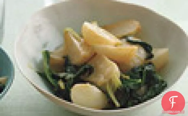 Nabos japoneses com Miso