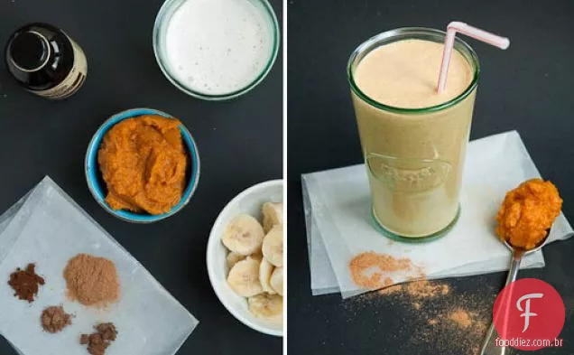 Do Liquidificador: Smoothie de especiarias de abóbora