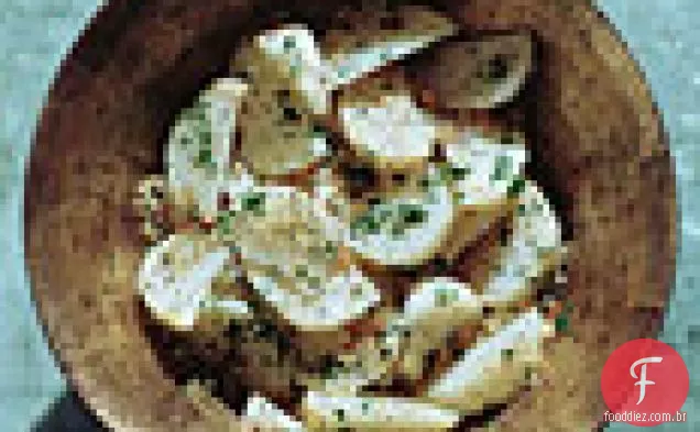 Nabos refogados com migalhas de Pão de Semente de papoula