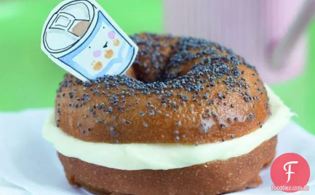 Trompe l'oeil Bagels com Cream Cheese