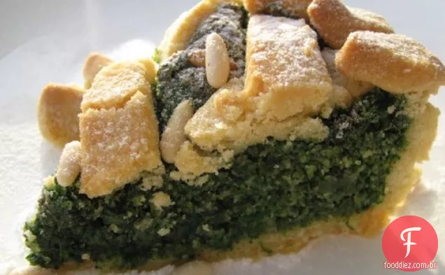 Torta De Espinafre doce da Toscana