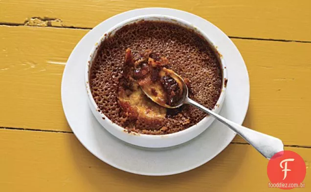 Abóbora e açúcar mascavo Crème Brûlée