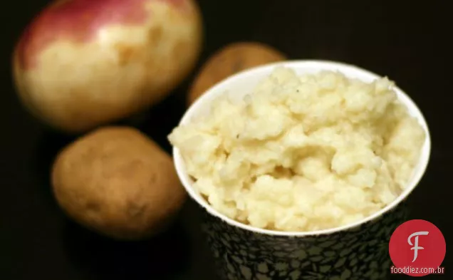 Nabo com ponta de rábano-purê de batata