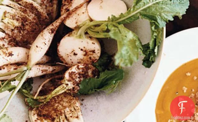 Crudites De Erva-Doce E Nabo Com Sal De Erva-Doce