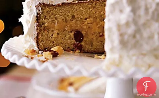 Bolo De Coco Limão Com Cobertura de Chantilly