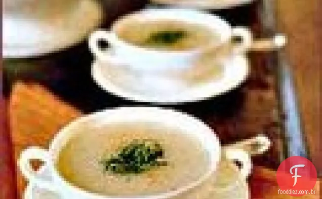 Nabo de seda e sopa de batata