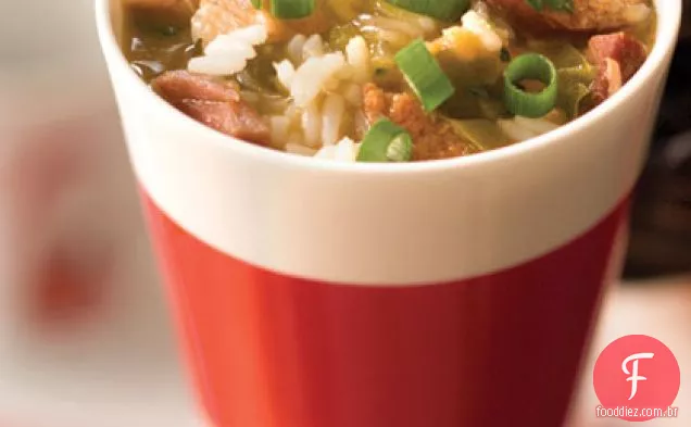 Chicken-Tasso-Andouille Sausage Gumbo