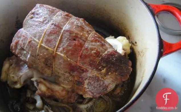Cozinhe o livro: rosbife em ossos de medula