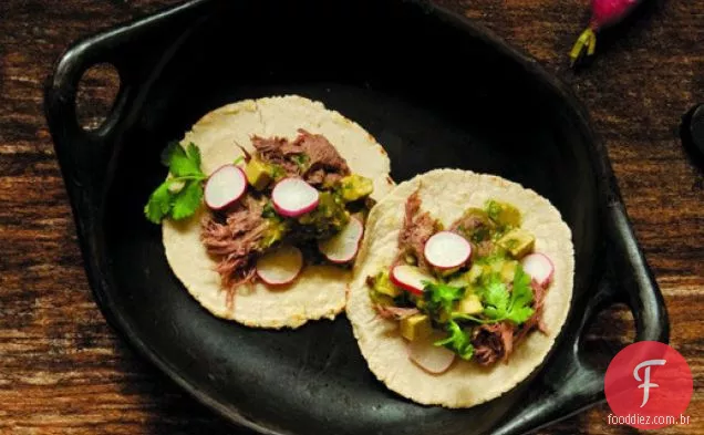 Cozinhe o livro: tacos de mordida na língua