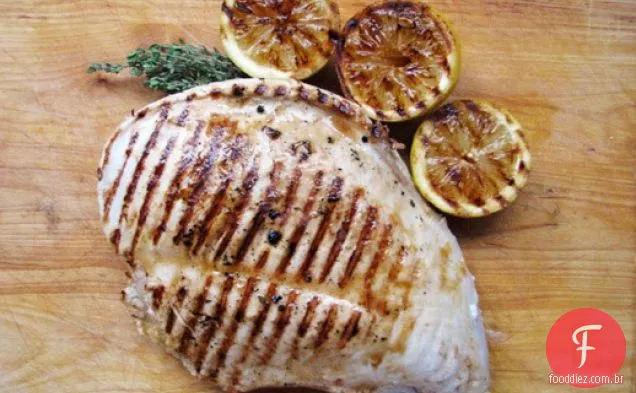 Ceia De Domingo: Peito De Peru Grelhado Com Limão