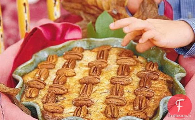 Maçã Caramelo-Sapateiro De Pêra Com Crosta De Muffin De Aveia