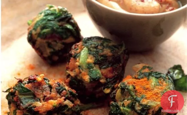 Cozinhe o livro: Crunchy Red Swiss Chard Falafel
