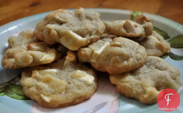 Biscoitos De Macadâmia Com Chocolate Branco