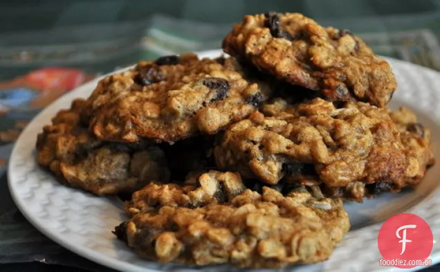 Chai Aveia Passas Biscoitos