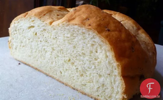 Panificação de pão: Feta e Pão de ervas