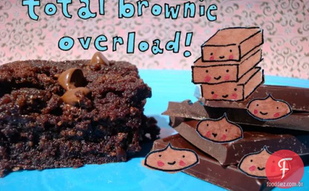 Cakespy: Brownie De Cabeça Para Baixo Brownie