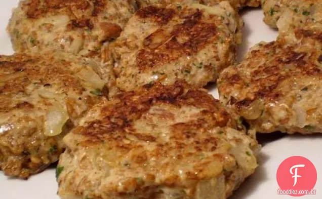 Saudável E Delicioso: Frango Pecan Bulgur Hambúrgueres