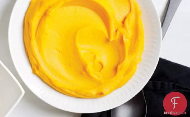 Puré Kabocha com gengibre