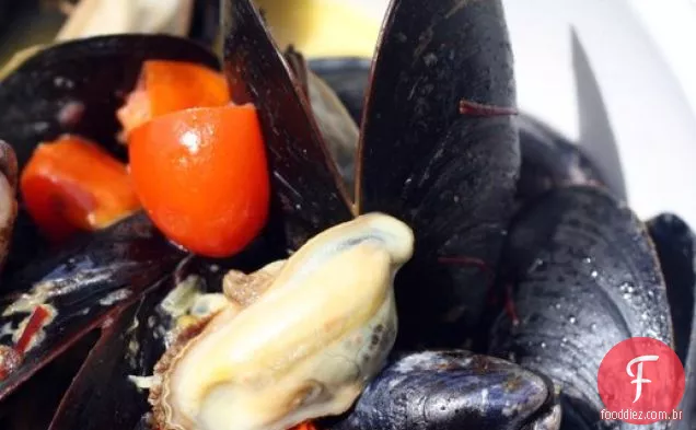O ingrediente secreto (Açafrão): mexilhões com açafrão e tomate