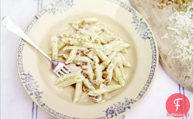 Cozinhar o livro: Penne com Mascarpone