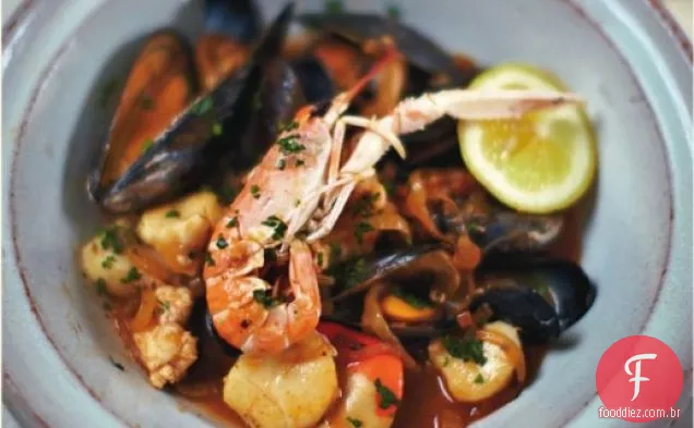 Cozinhar o livro: Ragoût de marisco