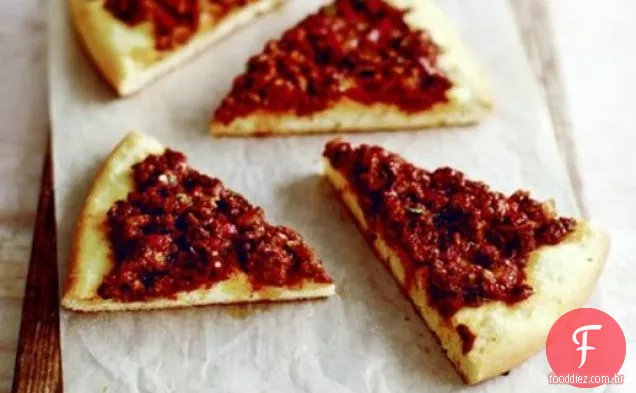Cozinhar o livro: Pizza De Cordeiro do Oriente Médio