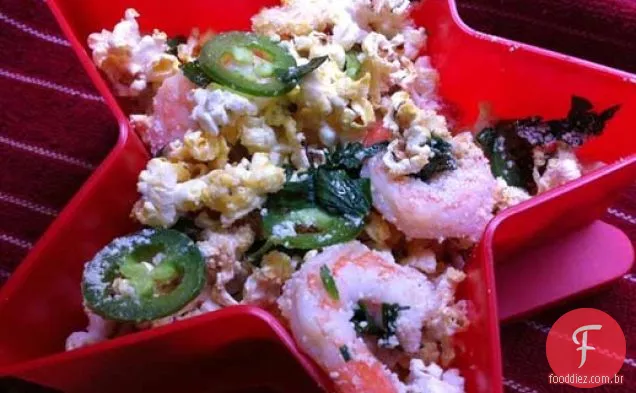 Calor sério: pipoca de camarão escaldante com Jalapeños