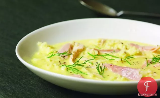Sopa de Frango Com Limão Com Arroz