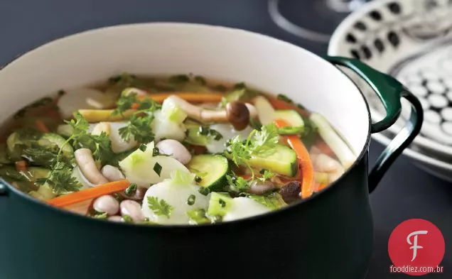 Ensopado De Legumes Da Primavera