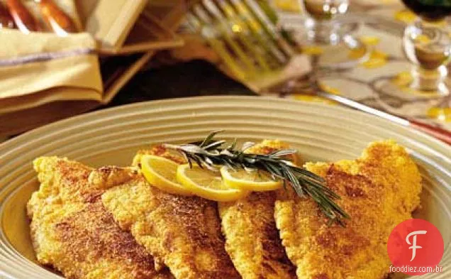 Peixe-Gato Frito Com Limão E Alecrim
