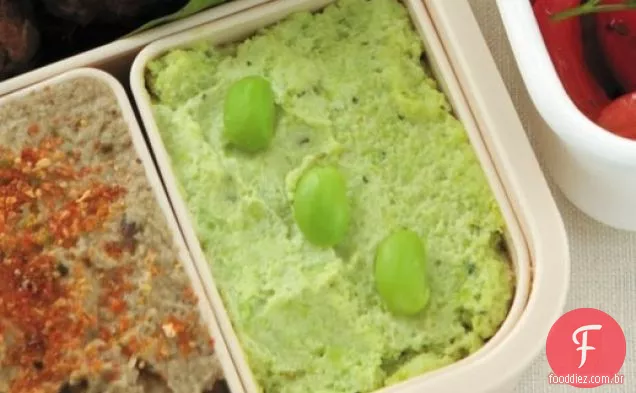Cozinhar o livro: Edamame Hummus