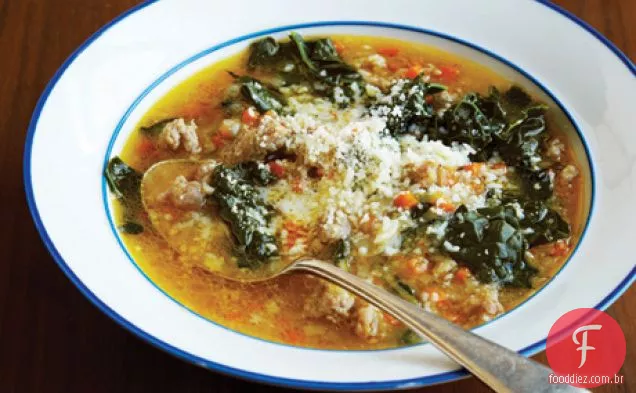 O segredo de Michael Romano-sopa de ingredientes