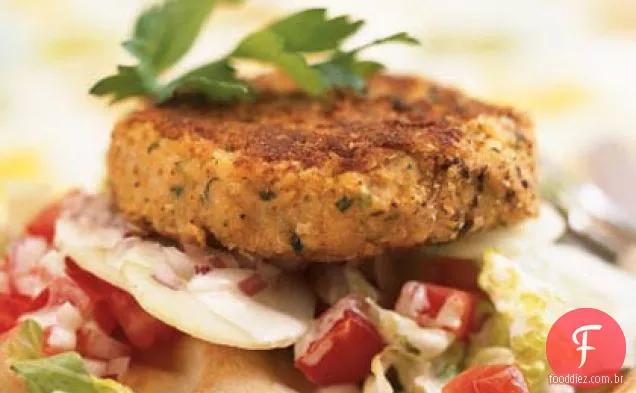 Hambúrgueres Falafel De Cara Aberta