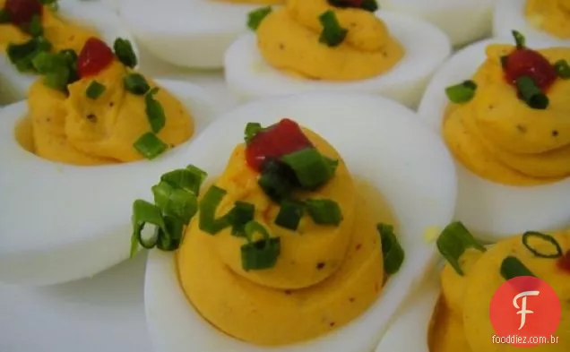 Cozinhar o livro: Sriracha Deviled Eggs